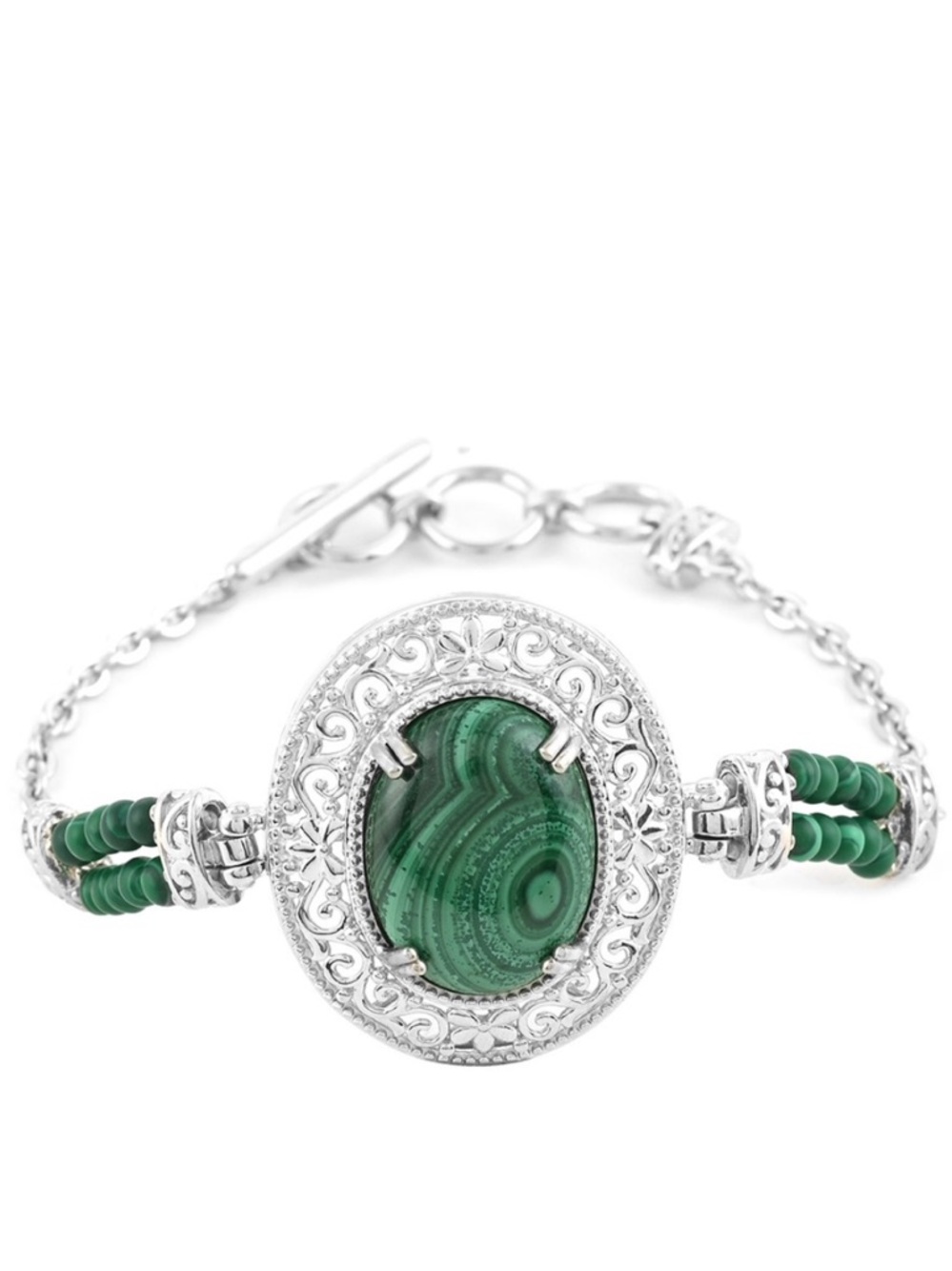 Malachite Toggle Bracelet